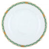 Herend Chinese Bouquet Garland Dinner Plate - Green