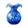 Vietri Hibiscus Glass Small Fluted Vase