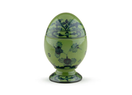 Ginori Oriente Italiano Egg - Malachite