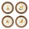 Juliska Forest Walk Animal Side/Cocktail Plate Assorted Set/4