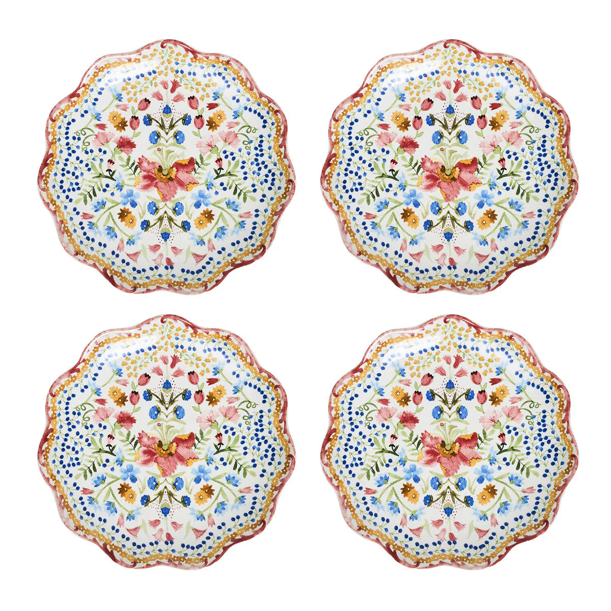 Juliska Sofia Side/Cocktail Plate Set/4