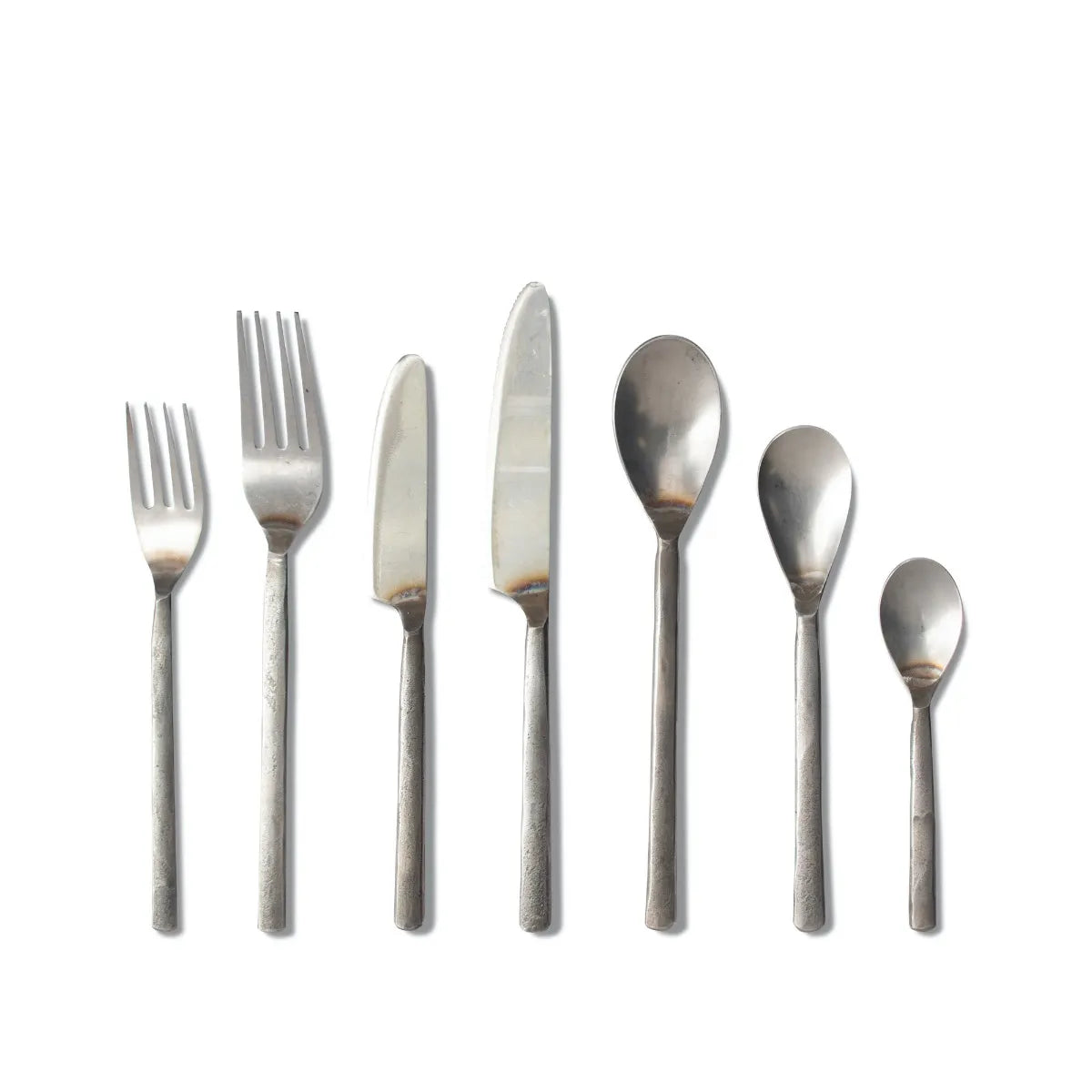 Montes Doggett - East Slate Stainless Flatware - Set of 7