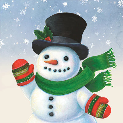 Hester & Cook Snowman Cocktail Napkins