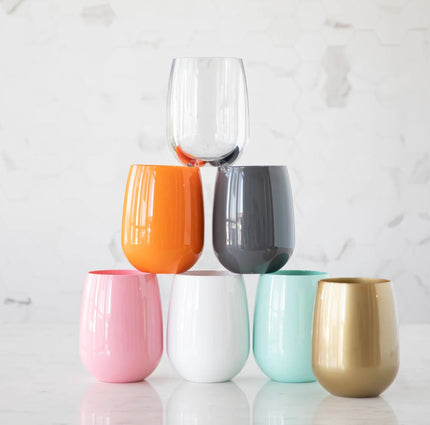 Hester & Cook Stemless Wine Glasses