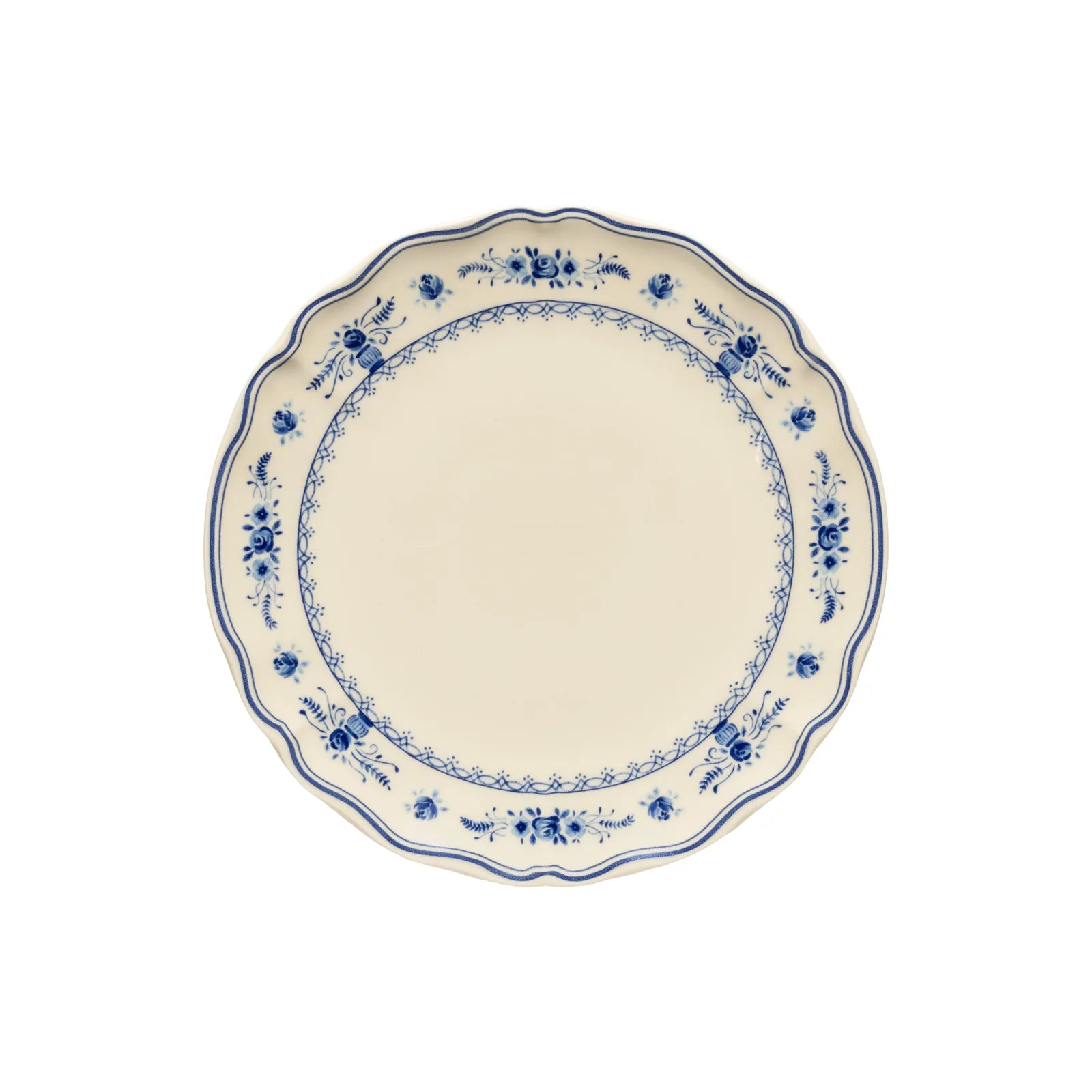 Costa Nova Vila Dinner Plate - Beige/Blue