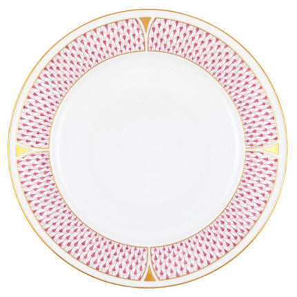 Herend Art Deco Dinner Plate - Raspberry