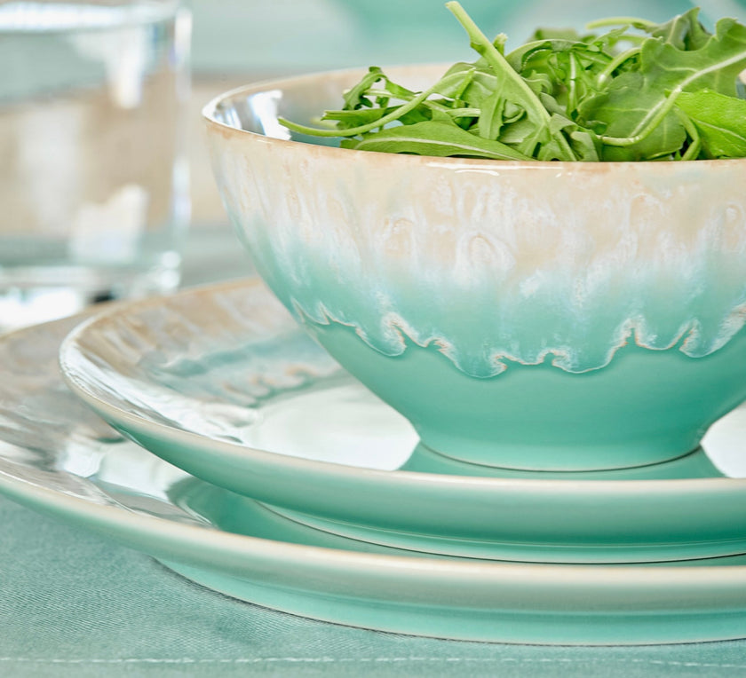 Casafina Taormina Salad Plate - Aqua