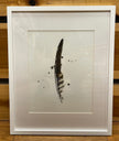 Laura Roebuck Large Feathers (White Frame)