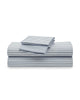 Petite Plume Luxe Premium Cotton Bed Sheets - Navy French Ticking