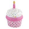 Herend Decorative Cupcake with Candle - Raspberry