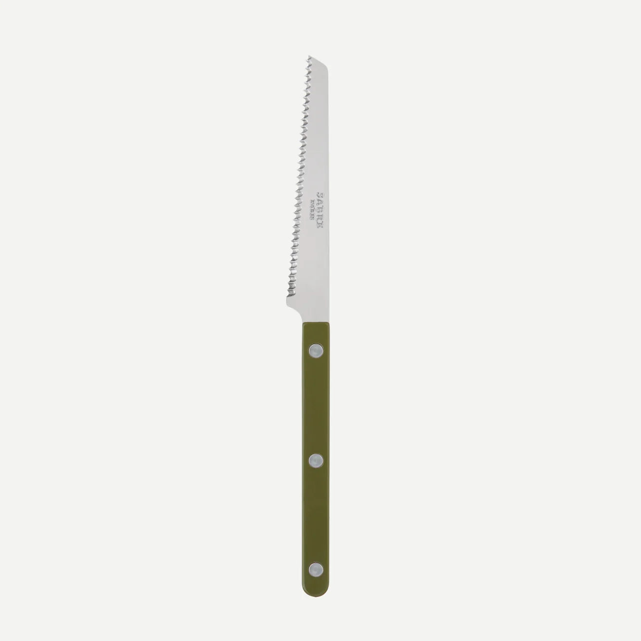 Sabre Bistrot Solid Tomato Knife - Green Fern