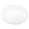 Lastra Small Oval Platter- White