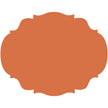 Hester & Cook Die-Cut French Frame Placemat - Orange