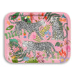 Avenida Leopard Pink Birchwood Tray