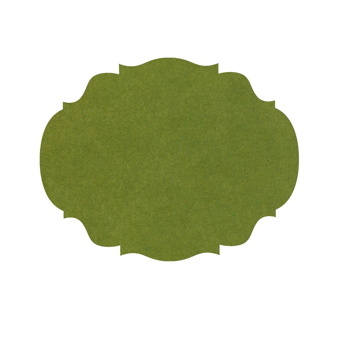 Hester & Cook Die-Cut French Frame Placemat - Green