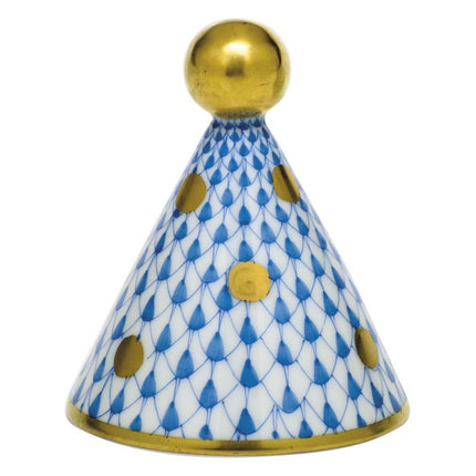 Herend Decorative Party Hat - Blue