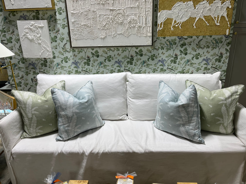 Architectural Elements Thibaut Anna French Pillow - Ensbury Fern Blue