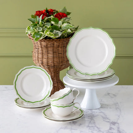 Hester and Cook Icing on the Cake Salad Plate - Green
