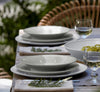 Costa Nova Friso Dinner Plate - Gray