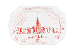 Juliska Country Estate Winter Frolic Christmas Tray - Ruby