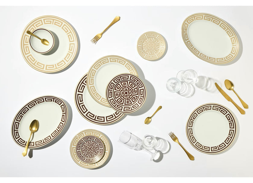 Ginori Labirinto Dinner Plate - Ebano