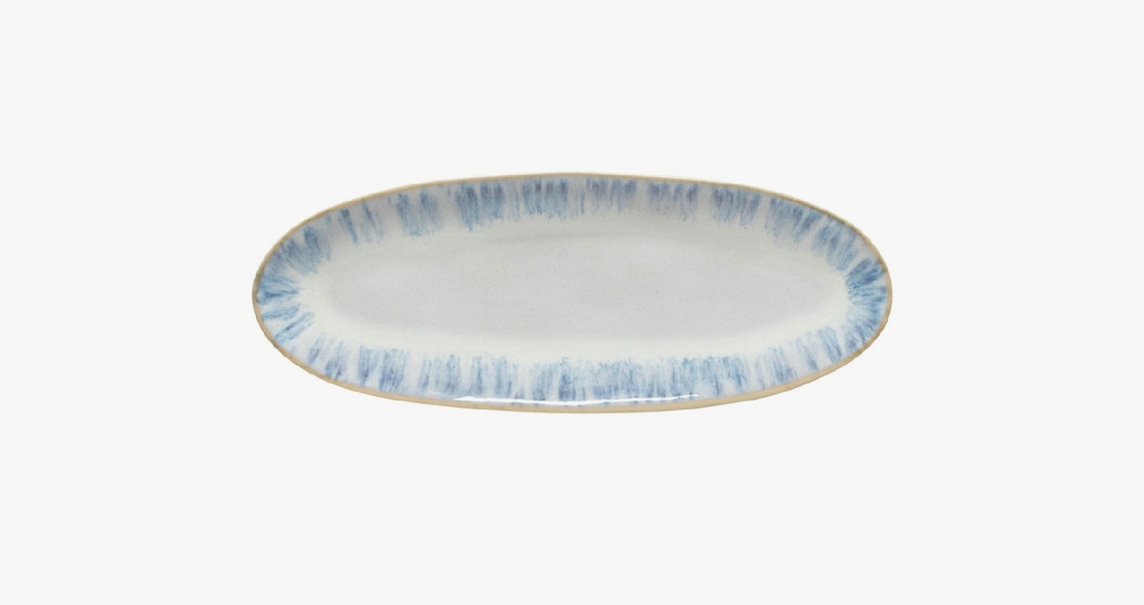 Costa Nova Brisa Oval Plate/Platter - Ria Blue
