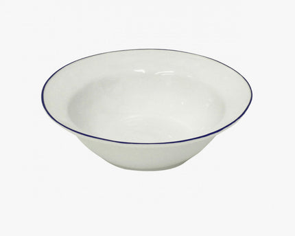 Costa Nova Beja Serving Bowl - White/Blue