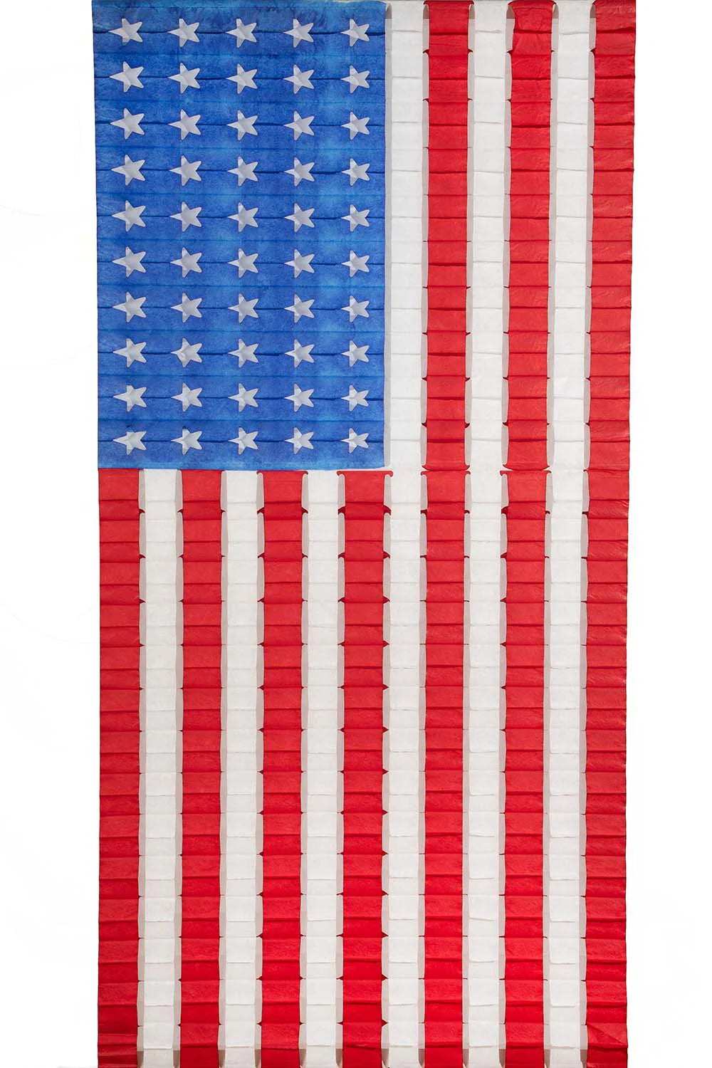Hester & Cook Honeycomb Paper - Patriotic Flag Large