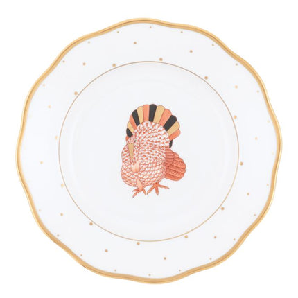 Herend Fall Dessert Plate - Turkey