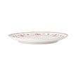 Costa Nova Vila Dinner Plate - White/Red