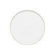 Costa Nova Resonance Dinner Plate - White/Gold