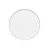 Costa Nova Resonance Dinner Plate - White/Gold
