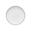 Costa Nova Vila Dinner Plate - White/Blue Edge