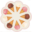 Hester & Cook Die-Cut Ice Cream Placemat