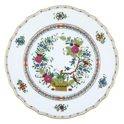 Herend Indian Basket Dinner Plate