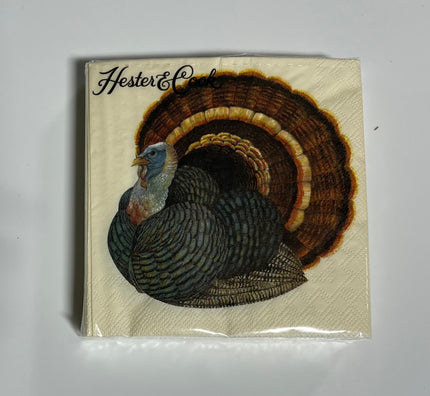 Hester & Cook Heritage Turkey Cocktail Napkins