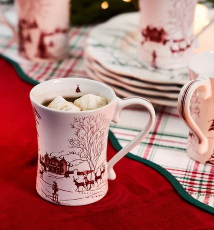 Juliska Country Estate Winter Frolic Mug - Ruby