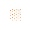 Vietri Orange Dot Paper Cocktail Napkins