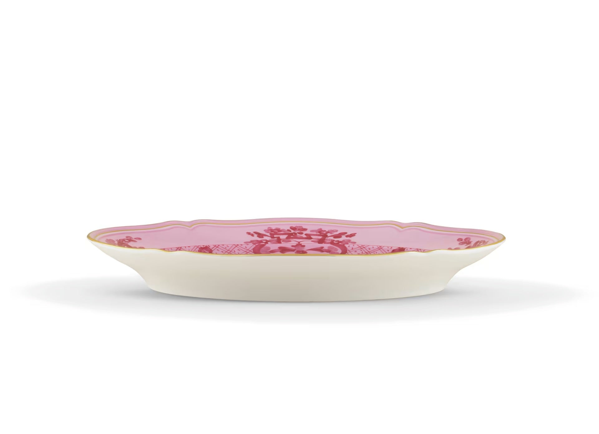 Ginori Oriente Italiano Oval Flat Platter - Porpora