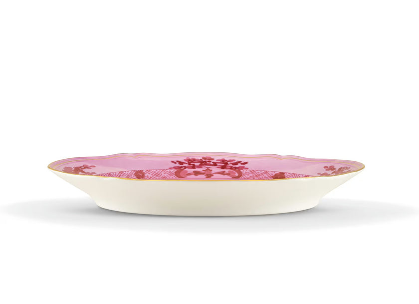 Ginori Oriente Italiano Large Oval Flat Platter - Porpora