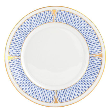 Herend Art Deco Salad Plate - Blue
