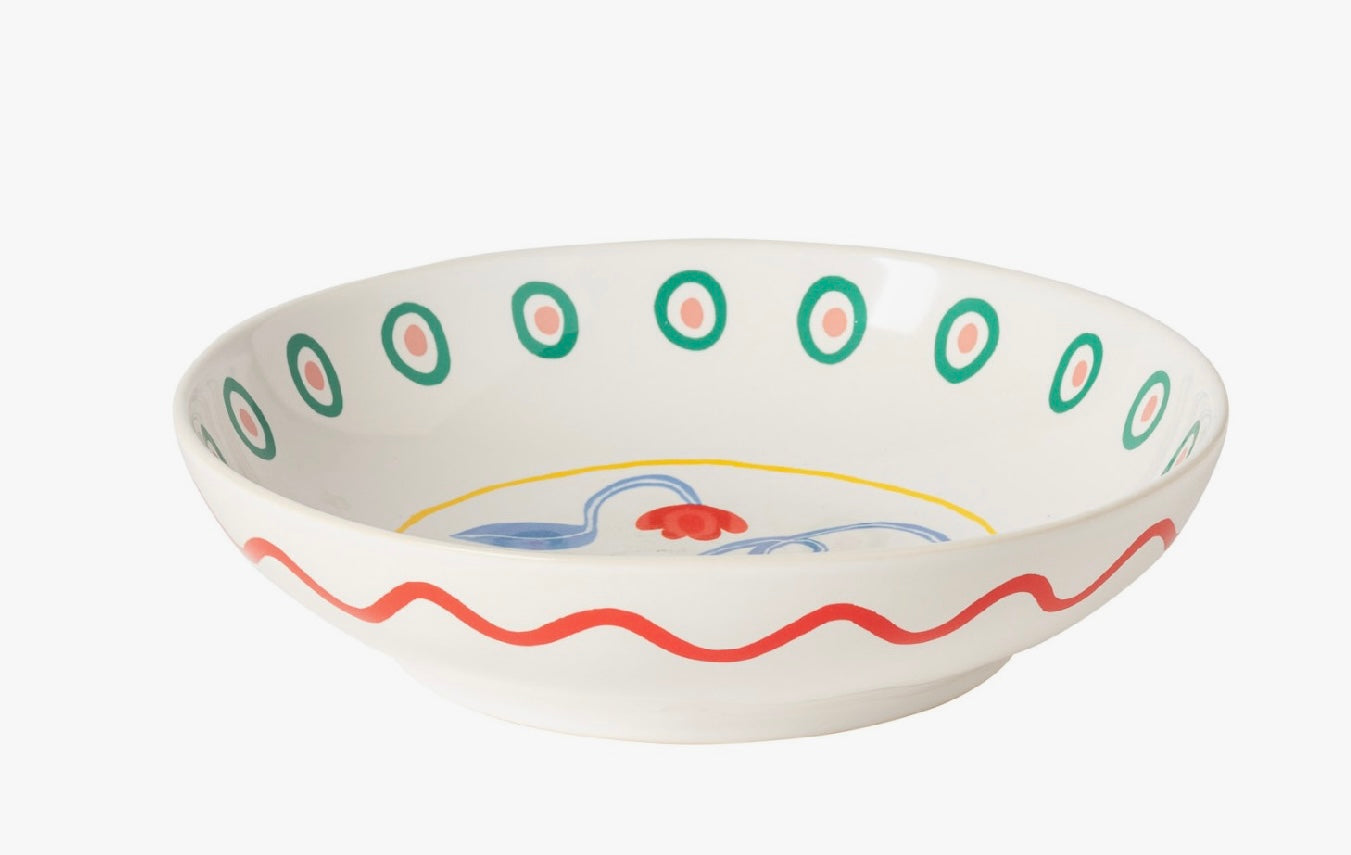 Costa Nova Summer Bliss Pasta Bowl - Tulips