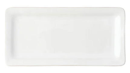 Juliska Puro Rectangular Appetizer Platter- Whitewash