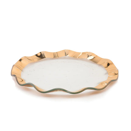 annieglass Ruffle Dinner Plate