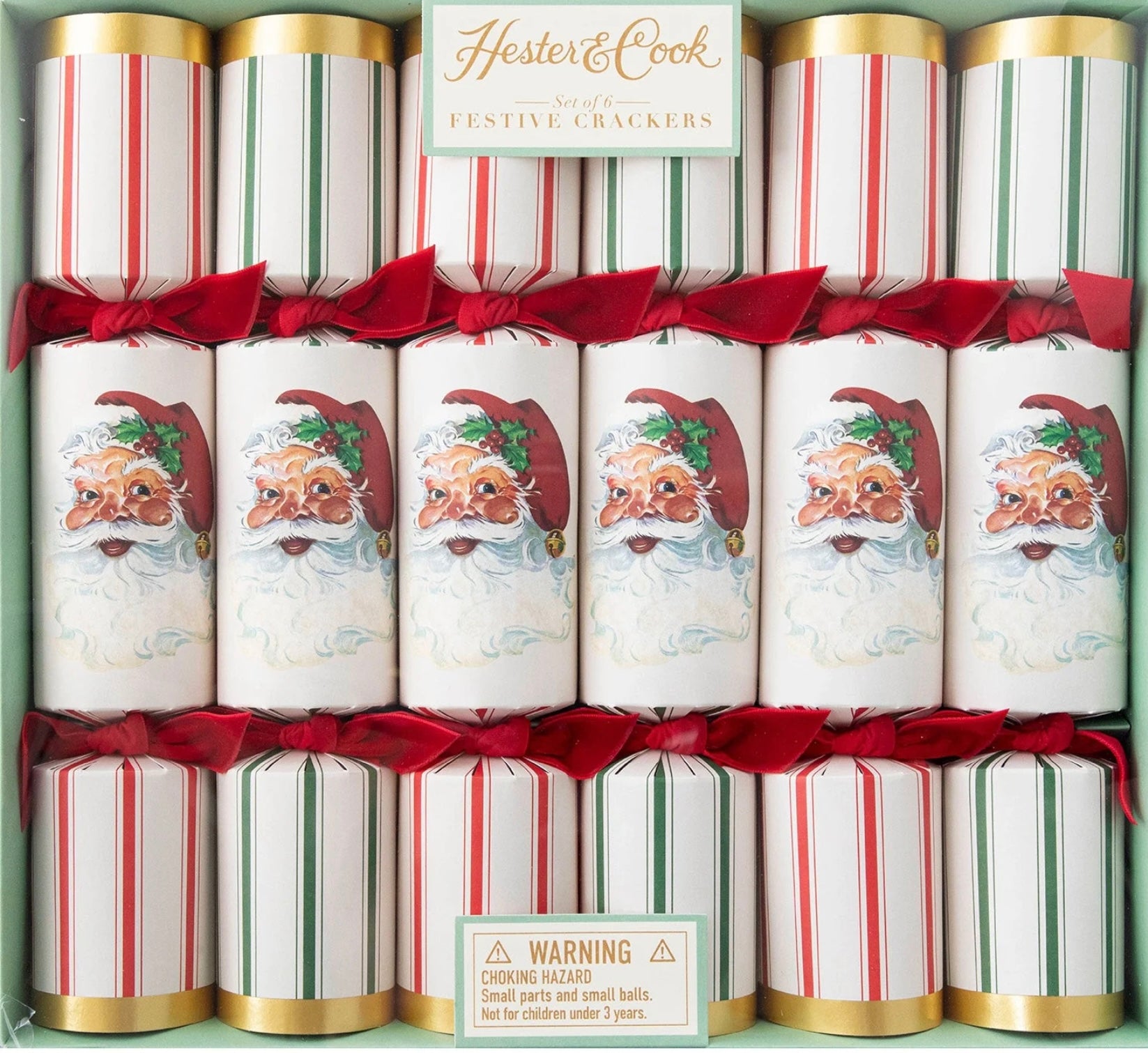 Hester & Cook Santa Christmas Crackers