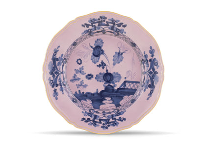 Ginori Oriente Italiano Round Flat Platter - Azalea