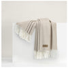 Lands Downunder Italian Herringbone Throw - Dune