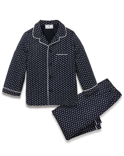 Petite Plume Children’s Twill Pajamas - Midnight Hearts