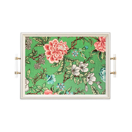 Amanda Carol Green Garden Classic Serving Tray