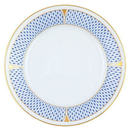 Herend Art Deco Dinner Plate - Blue